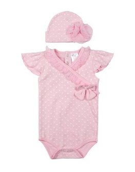 Baby Town romper met mutsje