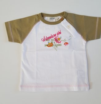 Name It babyshirt kaki mt. 74/80