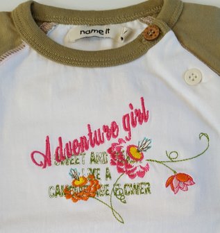 Name It babyshirt kaki mt. 74/80