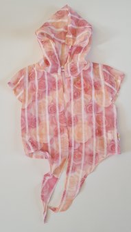 Peuter/kinder bolero roze/groen