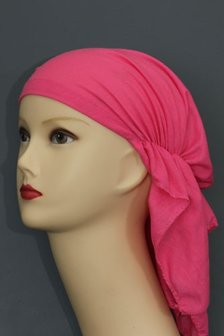 Elastische bandana roze 