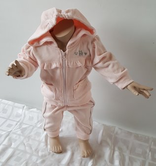 Babaluno velours baby joggingpakjes  