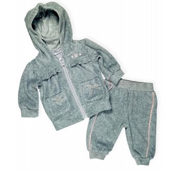 Babaluno velours baby joggingpakjes  
