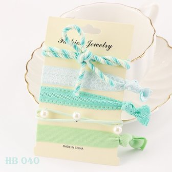 Haar elastieken-armband bow tie 