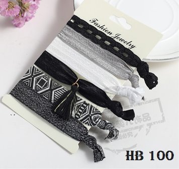 Haar elastieken-armband bow tie 