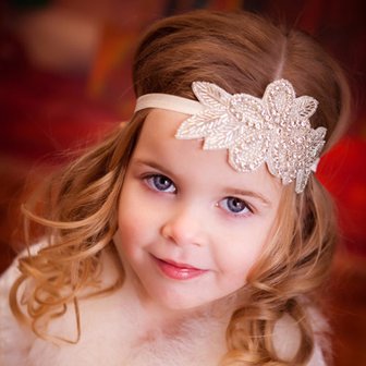 Baby/kind strass haarbanden set mama en me 