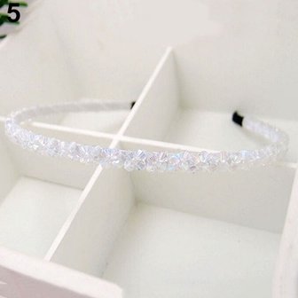 Kristallen haarband/diadeem