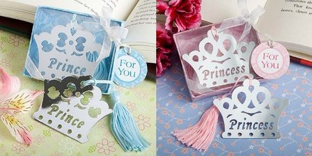 Boekenlegger kroon in cadeaudoosje