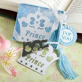 Boekenlegger kroon in cadeaudoosje