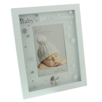Bambino fotolijst mdf "baby's eerste kerst"