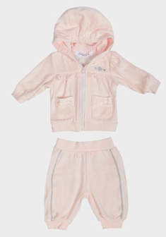 Babaluno velours baby joggingpakjes  