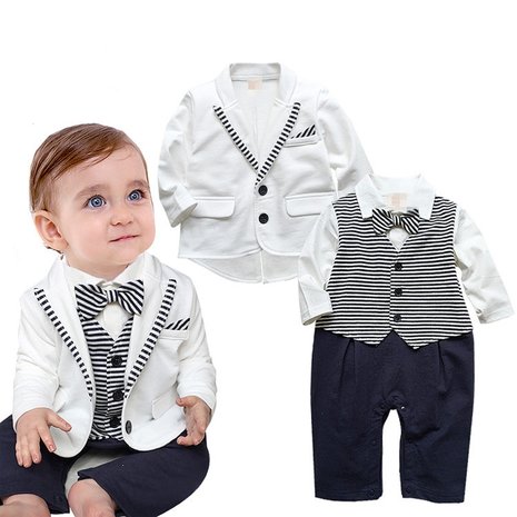 Babykostuums bodysuit met blazer 2 kleuren