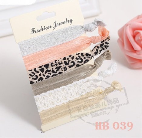 Haar elastieken-armband bow tie 