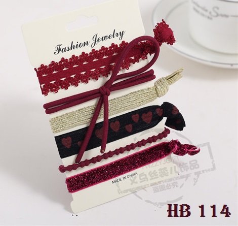 Haar elastieken-armband bow tie 