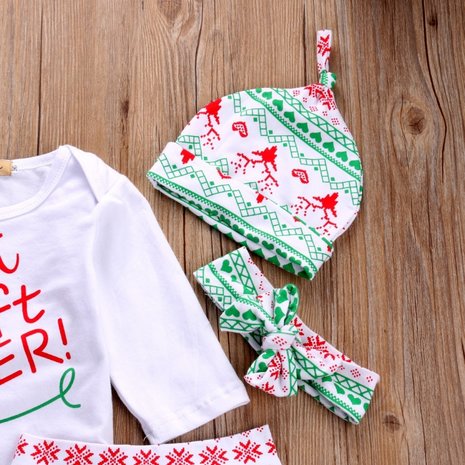 Babykleding KERST set  4 delig 