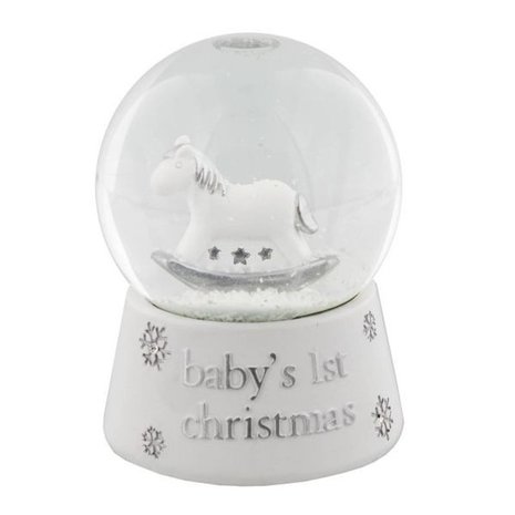 Bambino sneeuwbol baby's eerste kerst
