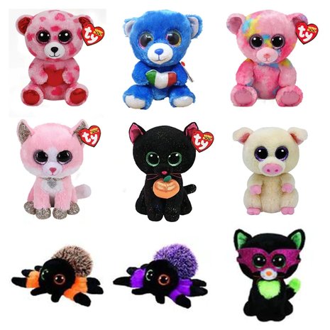 jas Geruïneerd neef Ty beanie boo's knuffels 15cm - givatokidz